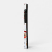 Coques Case-Mate iPhone Motif de Noël de chien Chow Chow mignon (Dos/Gauche)