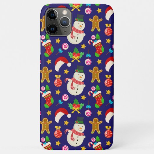 Coques Case-Mate iPhone Motif de Noël des Fêtes (Dos)