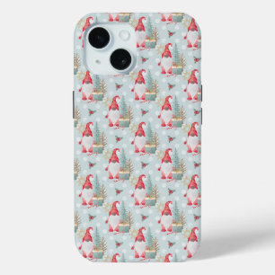 Coque Pour iPhone 15 Motif de Noël Gnome