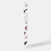 Coques Case-Mate iPhone Motif de Noël rétro (Verso / Gauche)