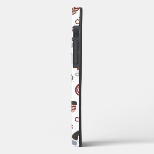 Coques Case-Mate iPhone Motif de Noël rétro (Verso / Gauche)