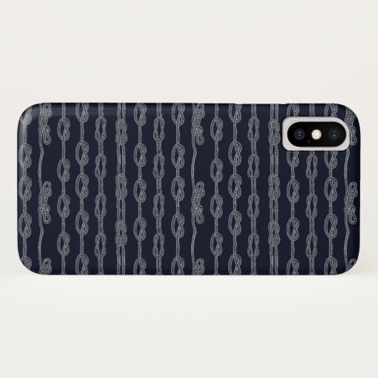 Coques Case-Mate iPhone Motif de noeuds marin (Dos (Horizontal))