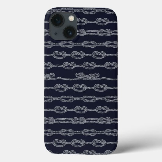 Coques Case-Mate iPhone Motif de noeuds maritimes (Verso)