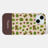 Coques Case-Mate iPhone Motif de noisettes (Verso (horizontal))