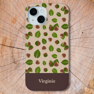 Coque Pour iPhone 15 Motif de noisettes