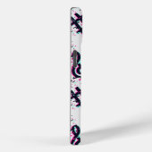 Coques Case-Mate iPhone Motif de notes musicales et de coeurs déformés (Verso / Droite)