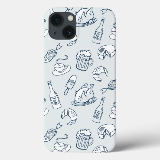 Coques Case-Mate iPhone Motif de nourriture (Verso)