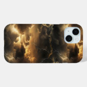 Coques Case-Mate iPhone Motif de nuages d'orage (Verso (horizontal))