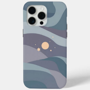 Coque iPhone 15 Pro Max Motif de nuit imperméable motif de nuit