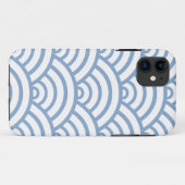Coques Case-Mate iPhone Motif de paille bleue (Dos (Horizontal))