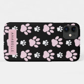 Coques Case-Mate iPhone Motif De Pailles, Pailles Roses, Pailles De Chien, (Dos (Horizontal))