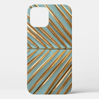 Case-Mate iPhone Case Motif de palme tropicale peint en or