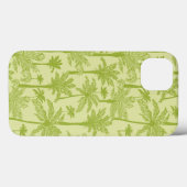 Coques Case-Mate iPhone Motif de palmiers verts (Verso (horizontal))