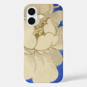 Coques iPhone 16 Motif de papier peint fleur vintage