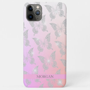 Case-Mate iPhone Case Motif de papillon diamant, Nom do-it-yourself, Cou