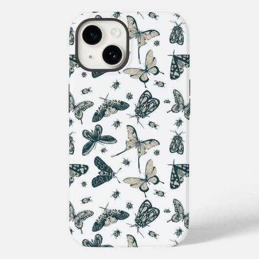 Coques Case-Mate iPhone Motif de papillons (Verso)