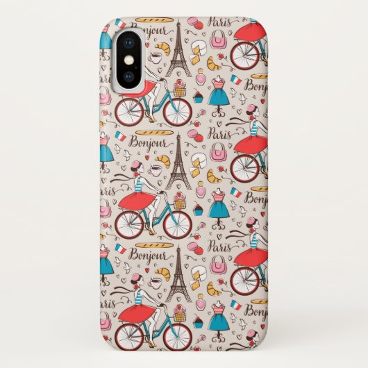 Coques Case-Mate iPhone Motif de Paris France (Dos)