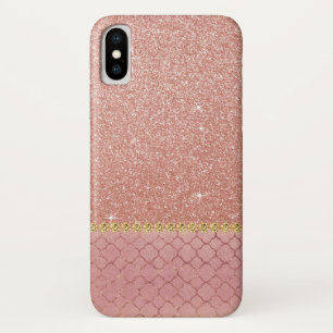 Coque Case-Mate Pour iPhone Motif de parties scintillantes et d'étincelle d'or