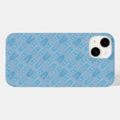 Coques Case-Mate iPhone Motif de passeport israélien transparent (Verso (horizontal))