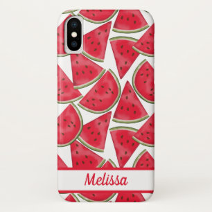 Case-Mate iPhone Case motif de pastèque avec nom personnalisé