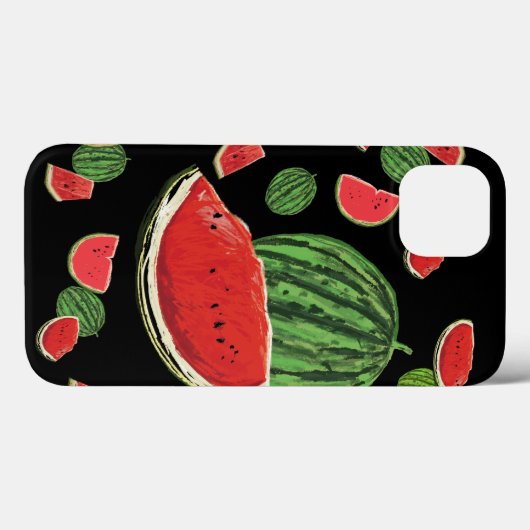Coques Case-Mate iPhone Motif de pastèques (Verso (horizontal))