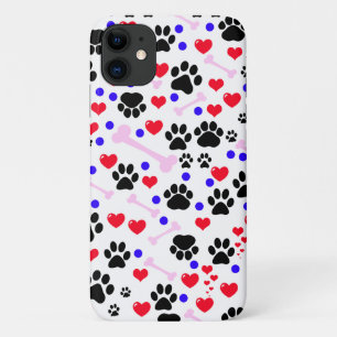 Case-Mate iPhone Case Motif De Pâtes, Pâtes De Chien, Pâtes Noires, Coeu