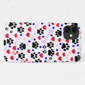 Coques Case-Mate iPhone Motif De Pâtes, Pâtes De Chien, Pâtes Noires, Coeu (Dos (Horizontal))
