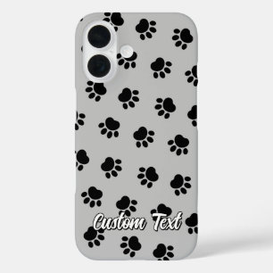 Coques iPhone 16 Motif de pattes pour animaux de compagnie Coque-co