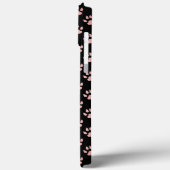 Coques Case-Mate iPhone Motif de pattes rose clair (Verso / Gauche)