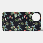 Coques Case-Mate iPhone Motif de paume d'aquarelle (Verso (horizontal))