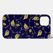 Coques Case-Mate iPhone Motif de Peacock Sari (Verso (horizontal))