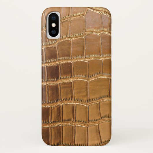 Coques Case-Mate iPhone Motif de peau d'animal de cuir de crocodile de (Dos)