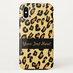 Coques Pour iPhone Motif de peau de léopard personnalisé