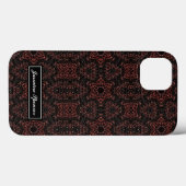 Coques Case-Mate iPhone motif de peau de serpent unique Brown (Verso (horizontal))