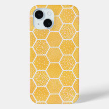 Motif de peigne géométrique jaune et blanc