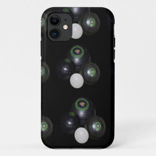Coques Pour iPhone Motif De Pelouse Noir Et Blanc,