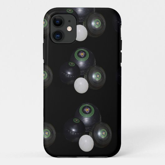 Coques Case-Mate iPhone Motif De Pelouse Noir Et Blanc, (Dos)