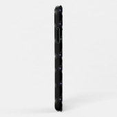 Coques Case-Mate iPhone Motif De Pelouse Noire Et Jacks, (Dos/Droite)