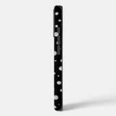 Coques Case-Mate iPhone Motif de perle sur fond noir (Verso / Gauche)