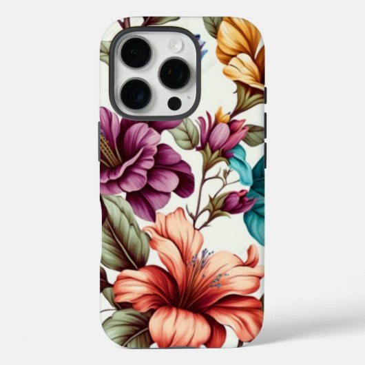 Coques Case-Mate iPhone Motif de pétales de châtaignes (Verso)