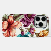Coques Case-Mate iPhone Motif de pétales de châtaignes (Verso (horizontal))