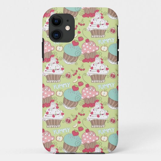 Coques Case-Mate iPhone Motif de petit gâteau (Dos)
