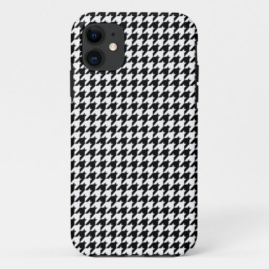 Coques Case-Mate iPhone motif de pied-de-poule (Dos)