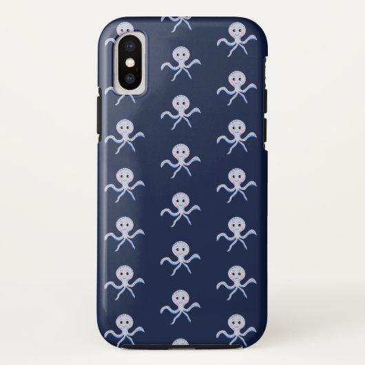 Coques Case-Mate iPhone Motif de Pieuvre Mignonne (Dos)