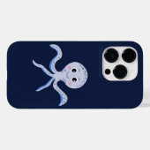 Coques Case-Mate iPhone Motif de Pieuvre Mignonne (Verso (horizontal))