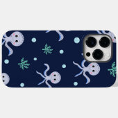 Coques Case-Mate iPhone Motif de Pieuvre Mignonne (Verso (horizontal))