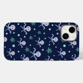 Coques Case-Mate iPhone Motif de Pieuvre Mignonne (Verso (horizontal))