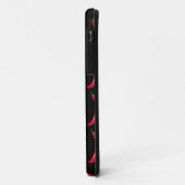 Coques Case-Mate iPhone Motif de piment noir (Dos/Gauche)