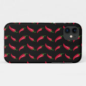 Coques Case-Mate iPhone Motif de piment noir (Dos (Horizontal))