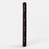 Coques Case-Mate iPhone Motif de piment noir (Dos/Droite)